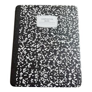 Black Composition Book iPad Air 7th,6th,5th,4th Case